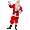 image:imageRubies Flannel Santa Claus Suit for Adults Mens XL