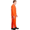 image:imageRubies Jailbird Prisoner Costume for Adults Mens Standard Orange