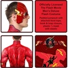 image:imageRubies Mens DC The Flash Movie Deluxe Costume Jumpsuit and Mask