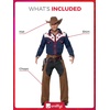image:imageSmiffys Mens Western Rodeo Cowboy Costume Shirt Chaps and Hat