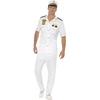 image:imageSmiffys Mens Captain Costume with Jacket Trousers Cap and Gloves White L  US Size 4244