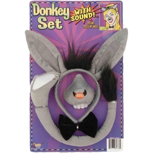 image:imageRubies Donkey Set With Sound Costume Accessory Kit for Adults Unisex One Size