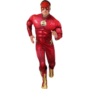 image:imageRubies Mens DC The Flash Movie Deluxe Costume Jumpsuit and Mask