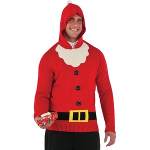 image:imageRubies Mens Santa Beard HoodieMulti