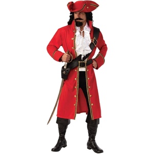image:imageRubies Pirate Captain Costume for Adults Mens XL