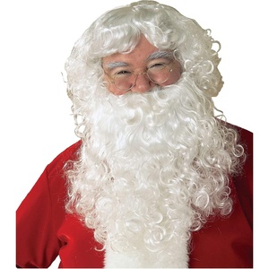 image:imageRubies Santa Claus Economy Beard amp Wig Set for Adults Mens No Size