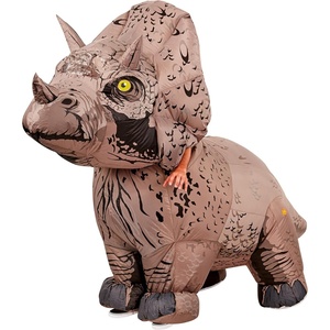 image:imageRubies Triceratops Inflatable Dinosaur Costume for Adults Unisex One Size