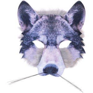 image:imageRubies Wolf Mask for Adults Unisex No Size