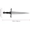 image:imageRubies Empyrean Fourth Wing Violet Sorrengail Costume Accessory Dagger for Adults Womens No Size