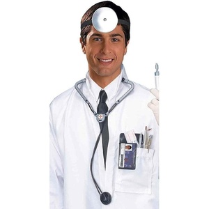image:imageRubies Doctor Costume Accessory Kit with Reflector amp Stethoscope for Adults Unisex No Size