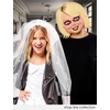 image:imageRubies Bride of Chucky Tiffany HalfMask for Adults Womens One Size