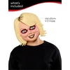 image:imageRubies Bride of Chucky Tiffany HalfMask for Adults Womens One Size