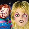 image:imageRubies Bride of Chucky Tiffany Overhead Latex Mask with Hair for Adults Womens One Size