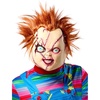image:imageRubies Bride of Chucky Chucky 34 Vinyl Mask with Hair for Adults Mens No Size