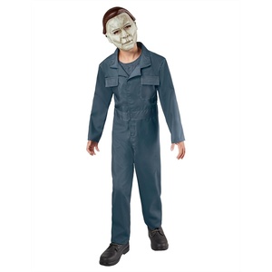 image:imageRubies Halloween II Michael Myers Costume Jumpsuit with Face Mask for Kids for Themed Parties and Halloween
