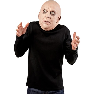 image:imageRubies The Addams Family Uncle Fester Overhead Latex Mask for Adults Mens No Size White