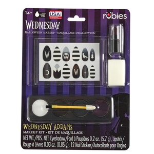 image:imageRubies Wednesday Wednesday Addams Makeup Kit for Adults Womens One Size