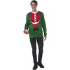 image:imageRubies Adult santa head Ugly Christmas Sweater Multi Small