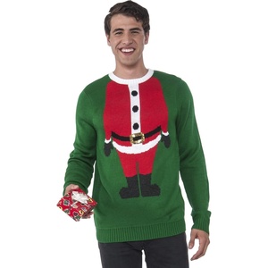 image:imageRubies Adult santa head Ugly Christmas Sweater Multi Small