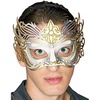 image:imageRubies Filigree Venetian Masquerade Eyemask Adult Costume Gold One Size
