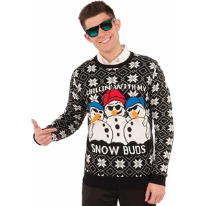 image:imageForum Novelties Adult Snow Buds Ugly Christmas Sweater As Shown Large