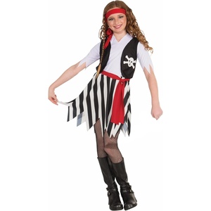 image:imageRubies Buccaneer Pirate Costume Dress for Kids Girls Large