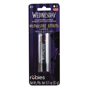 image:imageRubies Wednesday Addams Makeup Lipstick for Adults for Themed Parties and Halloween One Size
