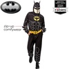 image:imageRubies DC Batman Batman Adult Comfywear for Adults Mens Extra Large Black Yellow
