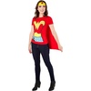 image:imageRubies at Party City DC Comics Wonder Woman Costume TShirt With Cape And Headband for Adults