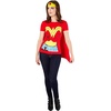 image:imageRubies at Party City DC Comics Wonder Woman Costume TShirt With Cape And Headband for Adults