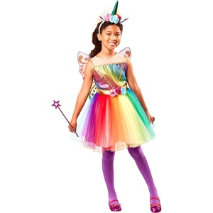 image:imageRubies Girls Forum Novelties Rainbow Unicorn Costume Dress