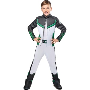 image:imageRubies Green Lantern Deluxe Kids Boys Costume Jumpsuit with Attached Faux Jacket and Ring