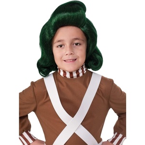 image:imageWilly Wonka and the Chocolate Factory Oompa Loompa Wig for Kids by Rubies No Size