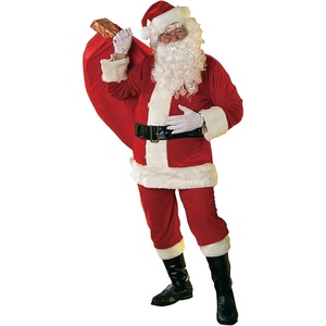 image:imageRubies Adult Deluxe Ultra Velvet Santa Suit With Gloves