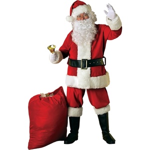 image:imageRubies Adult Deluxe Velvet Santa Suit With Wig